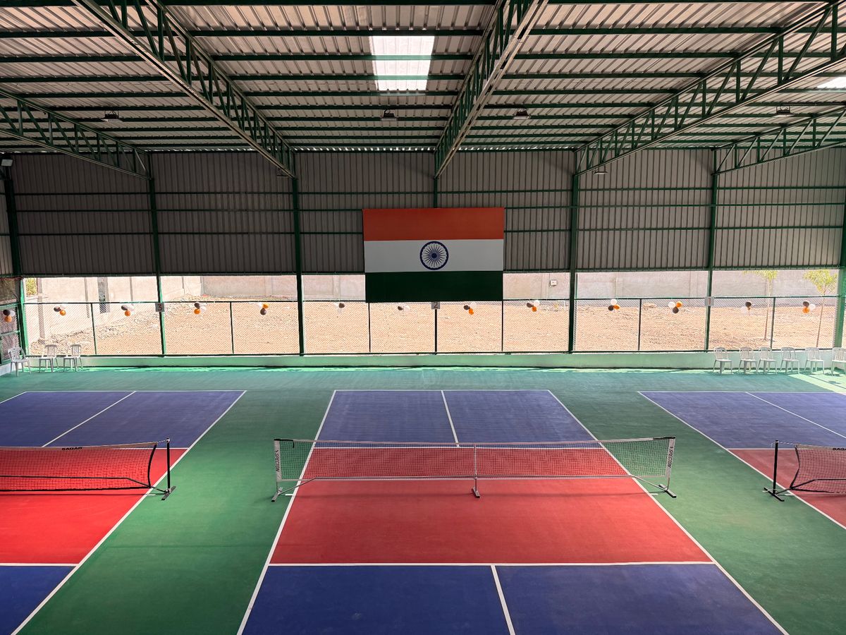 GameSquare indoor pickleball courts in Pune